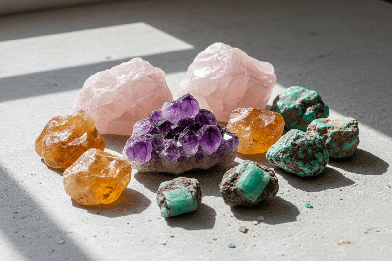 Ruwe edelstenen - Energise Academy