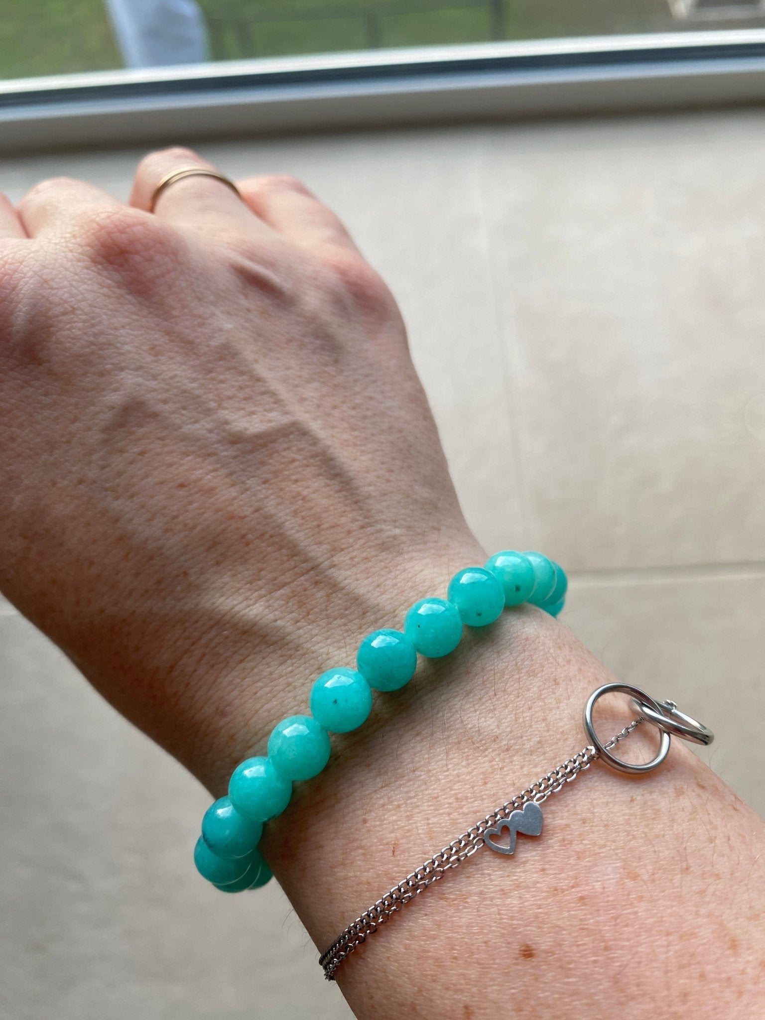 Amazoniet armband – Kalmte, communicatie en emotionele balans - Energise Academy