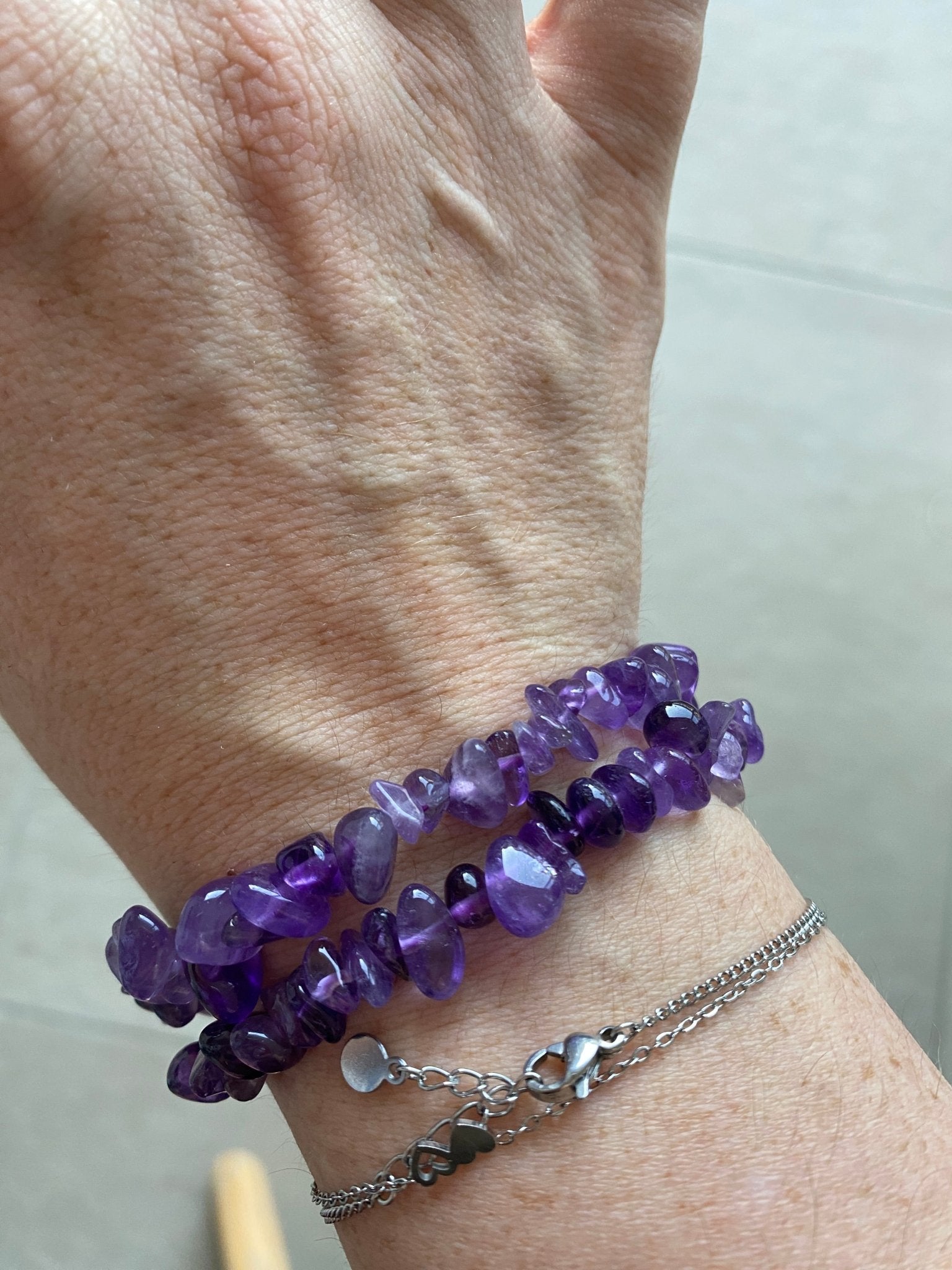 Amethist splitarmband – Innerlijke rust en spirituele groei - Energise Academy