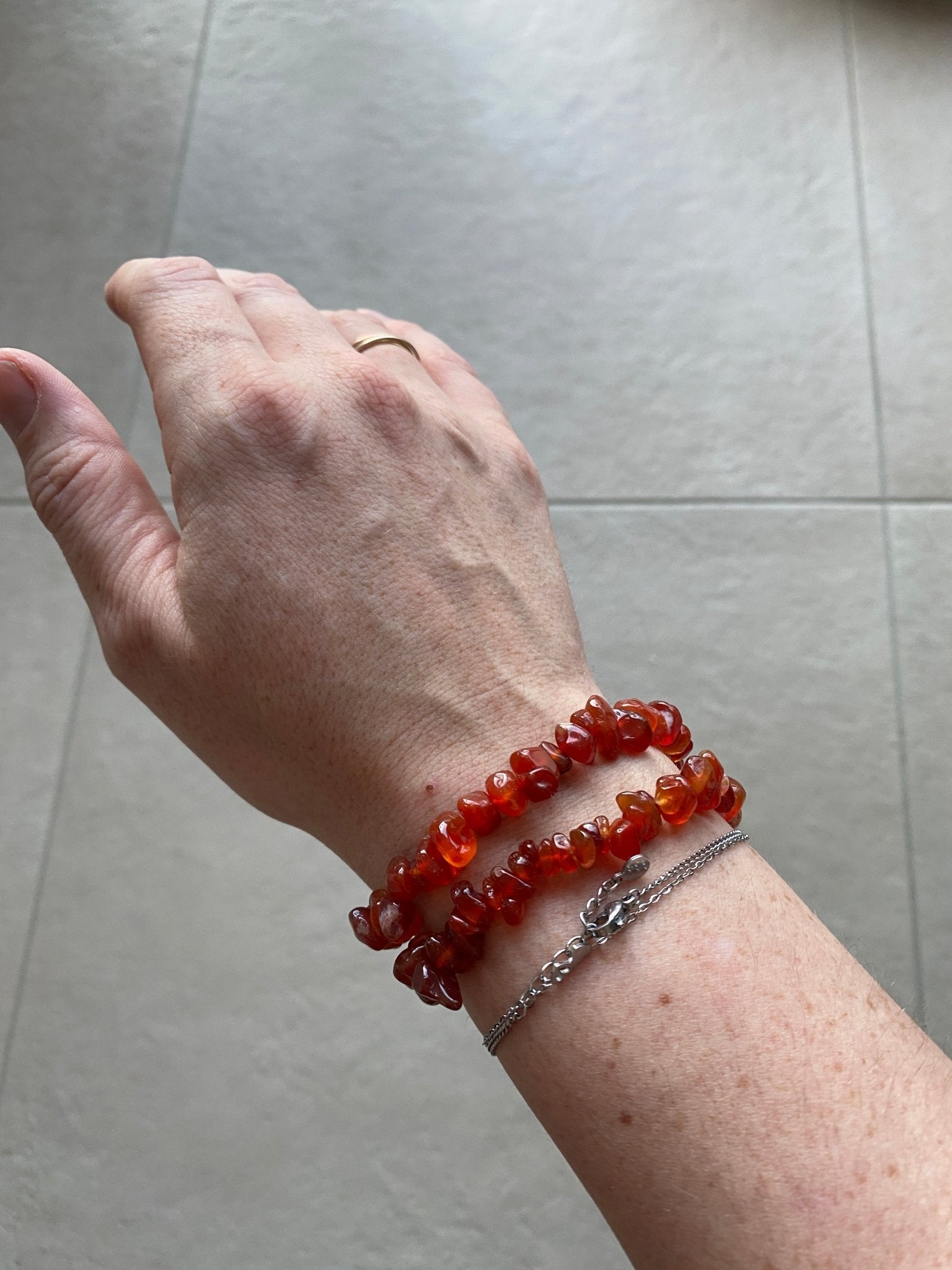 Carneool splitarmband – Creativiteit en levenskracht - Energise Academy