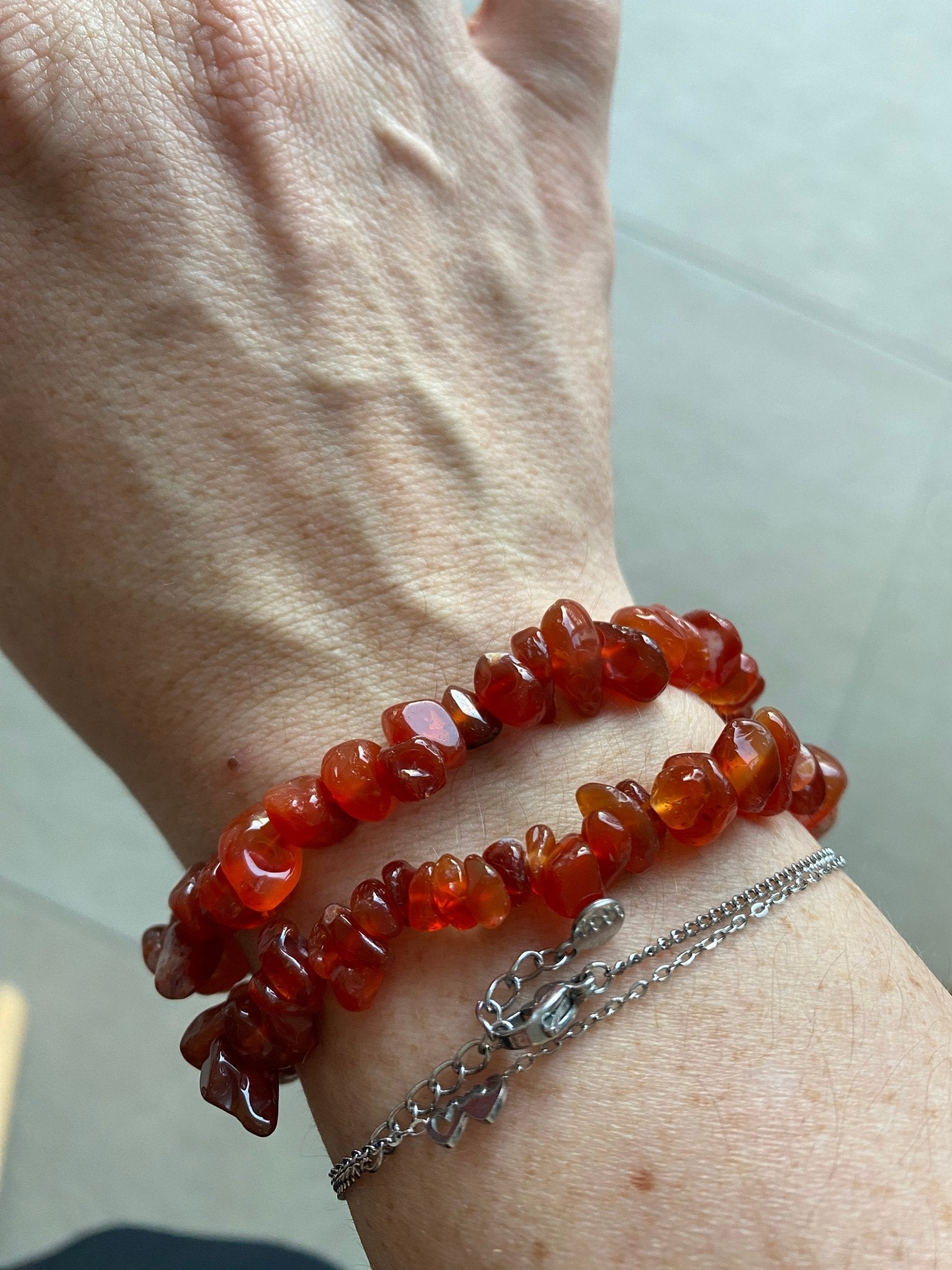 Carneool splitarmband – Creativiteit en levenskracht - Energise Academy