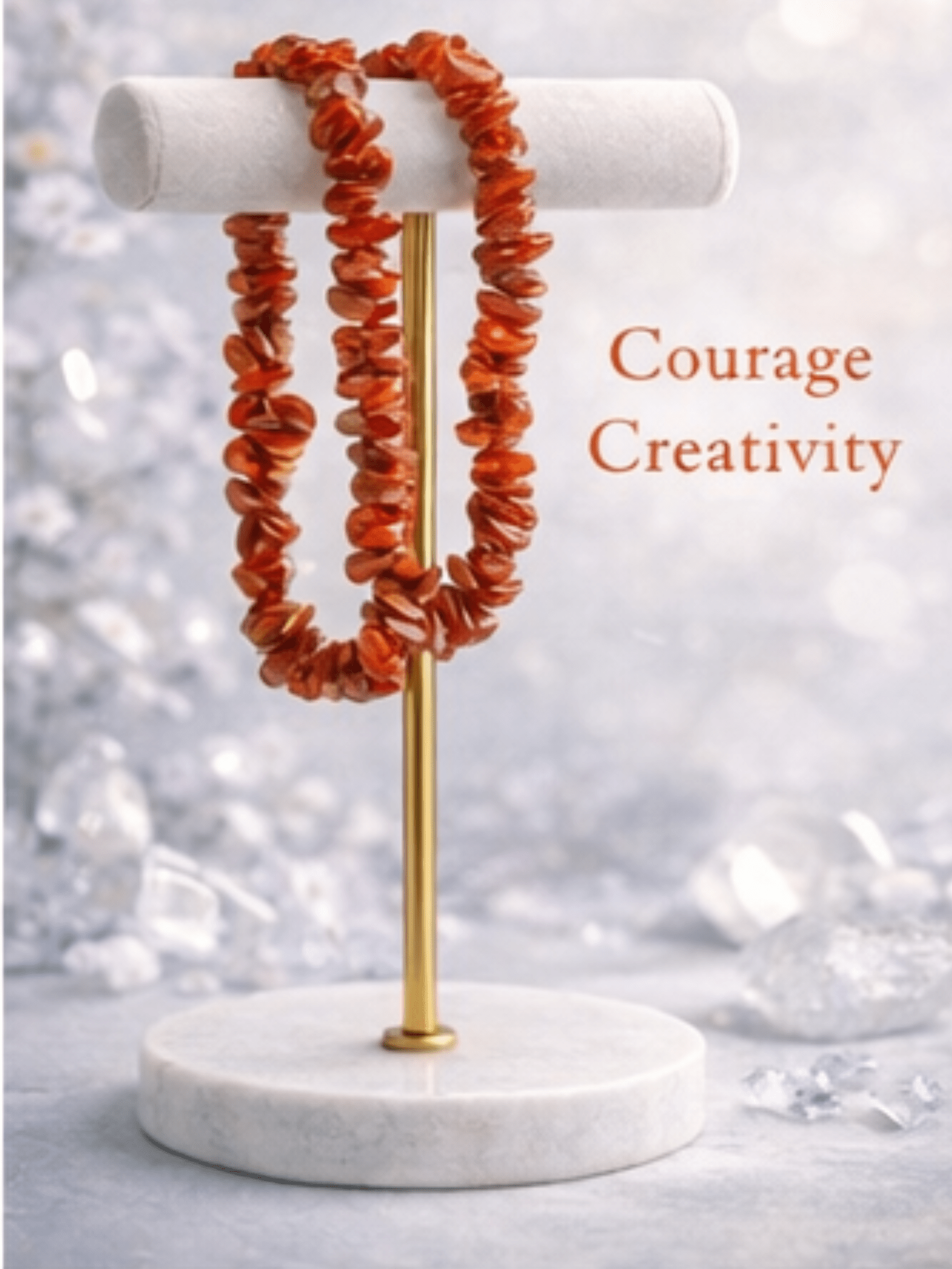 Carneool splitarmband – Creativiteit en levenskracht - Energise Academy