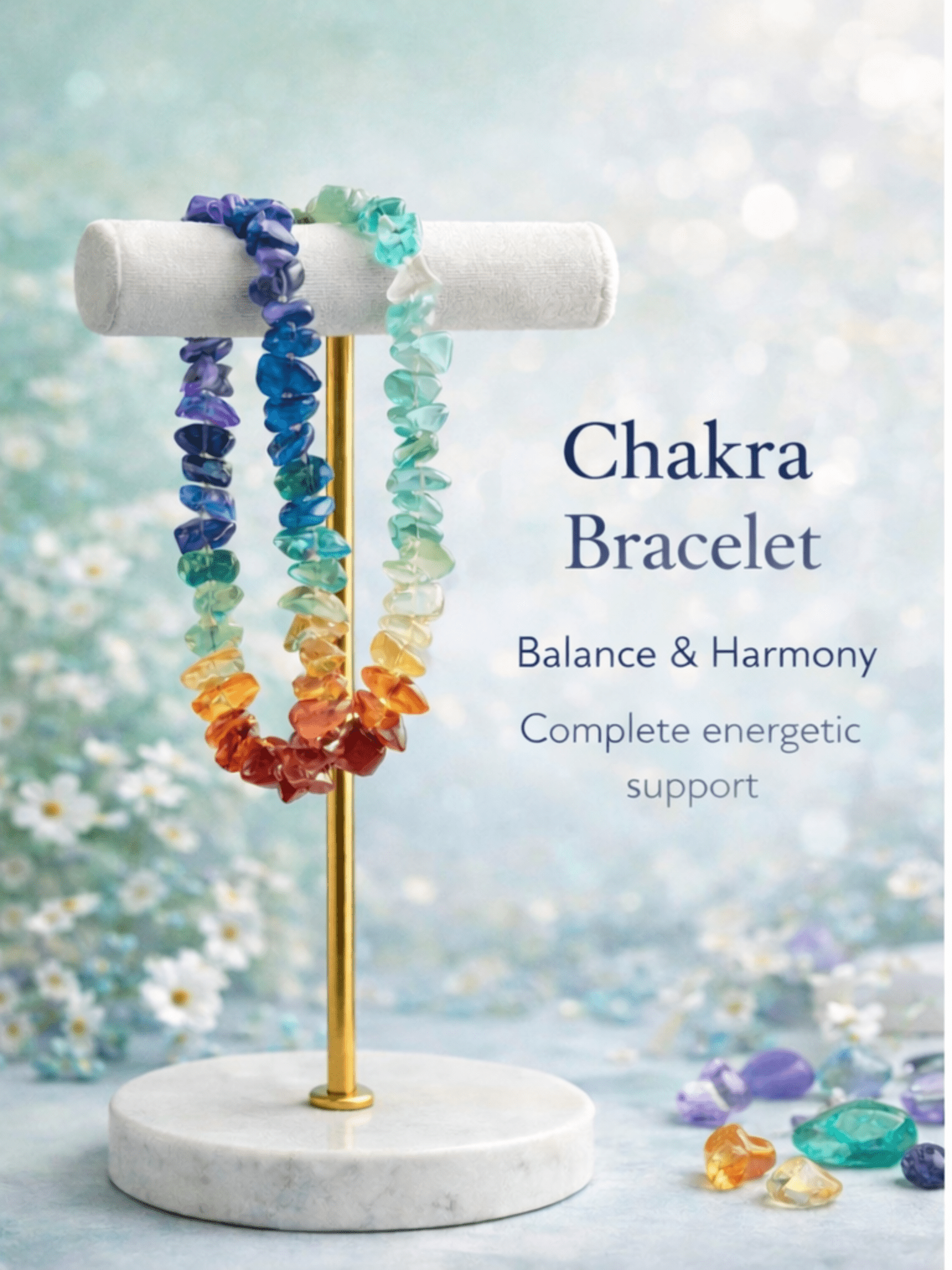 Chakra splitarmband – Energetische balans en harmonie - Energise Academy
