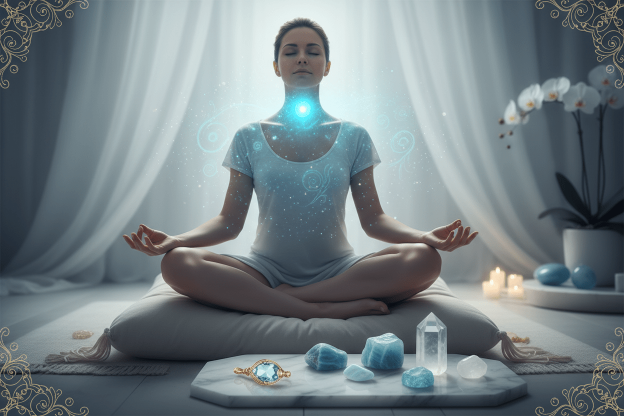 Meditatie Keelchakra Open je centrum van expressie communicatie