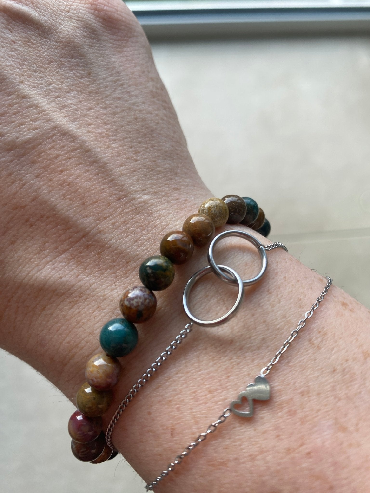 Oceaan Jaspis armband – Kalmte, emotionele genezing en innerlijke vrede - Energise Academy