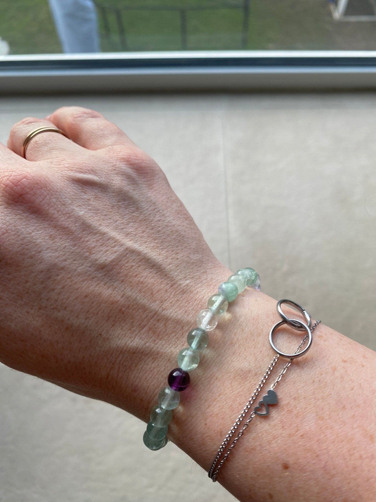 Regenboog Fluoriet armband – Mentale ordening, focus en creativiteit - Energise Academy